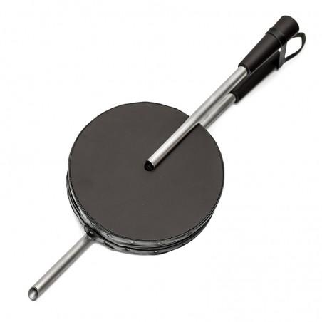 Soufflet de cheminée MISTRAL - bois laqué noir
