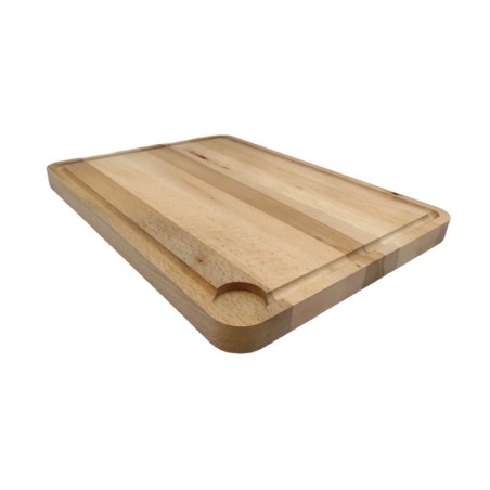 Planche à découper en bois 40 x 30 x 2,4 cm
