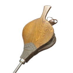 Soufflet FORGERON - bois teinté noyer - Longueur 70cm x Diamètre 25cm : Tourlonias