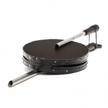 Soufflet de cheminée MISTRAL - bois laqué noir