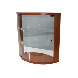 Vitrine en verre bombé...