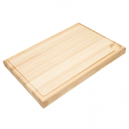 Planche à découper en bois 50 x 35 x 4 cm