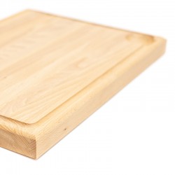 Planche à découper en bois 40 x 30 x 3 cm
